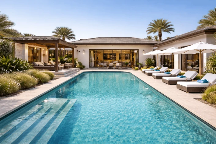 Team of experts providing swimming pool installation, leak detection, and cleaning services in Dubai.